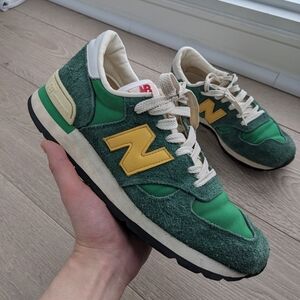 New Balance 990v1 Teddy Santis Green Yellow men's 10